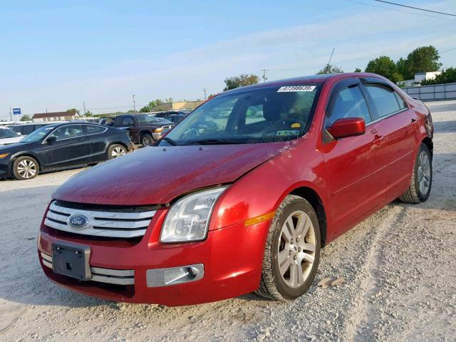 3FAHP08179R147091 - 2009 FORD FUSION SEL RED photo 2