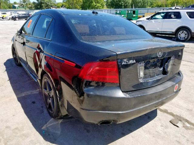 19UUA66296A056484 - 2006 ACURA 3.2TL BLACK photo 3