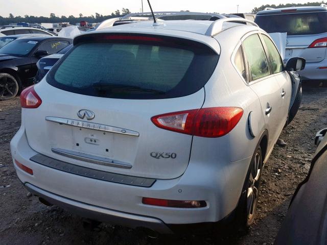 JN1BJ0RP5GM232587 - 2016 INFINITI QX50 WHITE photo 4