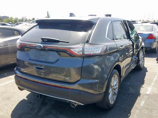 2FMPK4K8XHBB11227 - 2017 FORD EDGE TITAN CHARCOAL photo 4