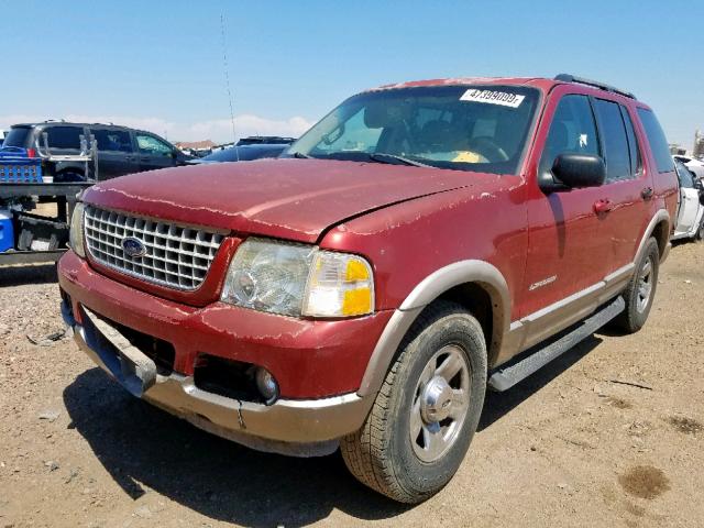 1FMDU74WX2UA83456 - 2002 FORD EXPLORER E RED photo 1