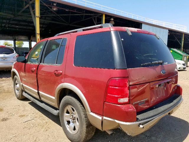 1FMDU74WX2UA83456 - 2002 FORD EXPLORER E RED photo 2