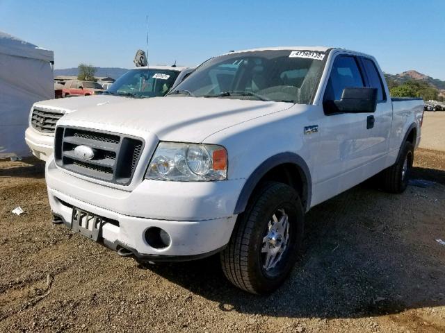 1FTPX14576NA48323 - 2006 FORD F150 WHITE photo 2