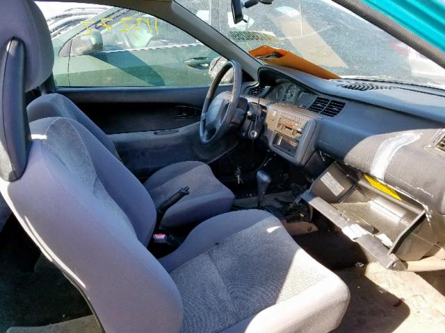 2HGEH2464PH507175 - 1993 HONDA CIVIC DX GREEN photo 5