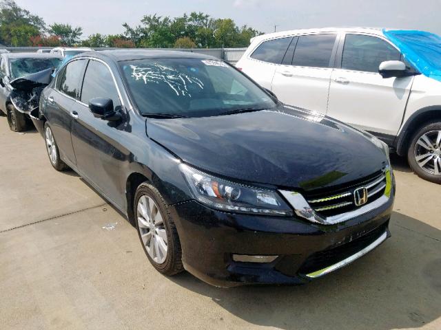 1HGCR3F86EA026199 - 2014 HONDA ACCORD EXL BLACK photo 1