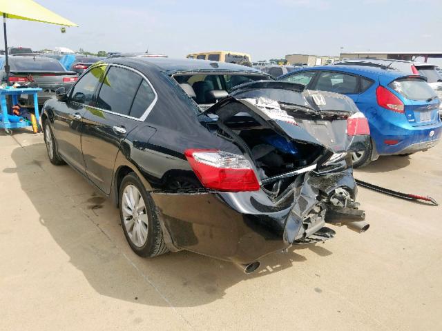 1HGCR3F86EA026199 - 2014 HONDA ACCORD EXL BLACK photo 3