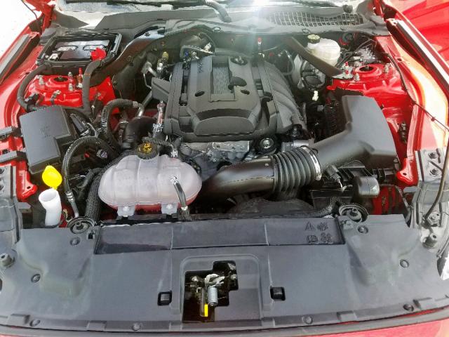 1FATP8UH3K5161462 - 2019 FORD MUSTANG RED photo 7