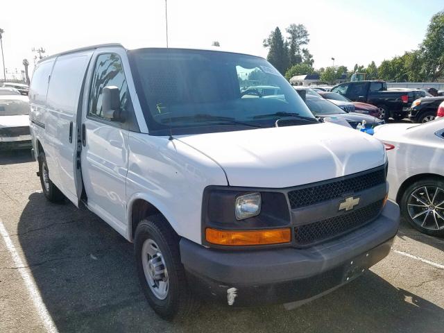 1GCWGFCA7D1104370 - 2013 CHEVROLET EXPRESS G2 WHITE photo 1