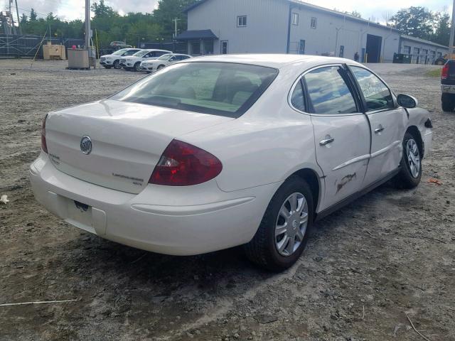 2G4WC582371182730 - 2007 BUICK LACROSSE C WHITE photo 4