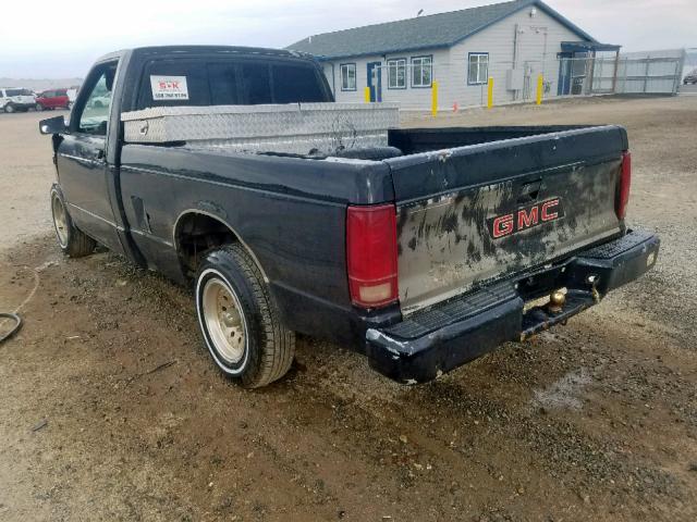 1GTBS14E2K2514504 - 1989 GMC S TRUCK S1 BLACK photo 3