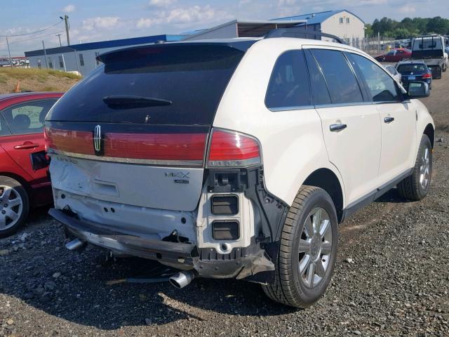 2LMDU88C59BJ05826 - 2009 LINCOLN MKX WHITE photo 4