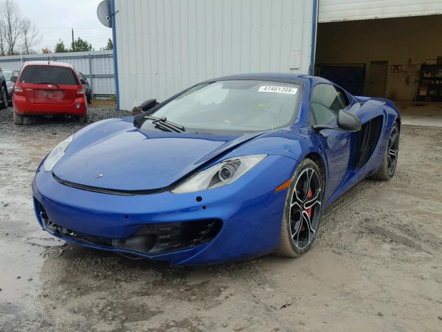 SBM11BAA2DW002377 - 2013 MCLAREN AUTOMOTIVE MP4-12C SP BLUE photo 2