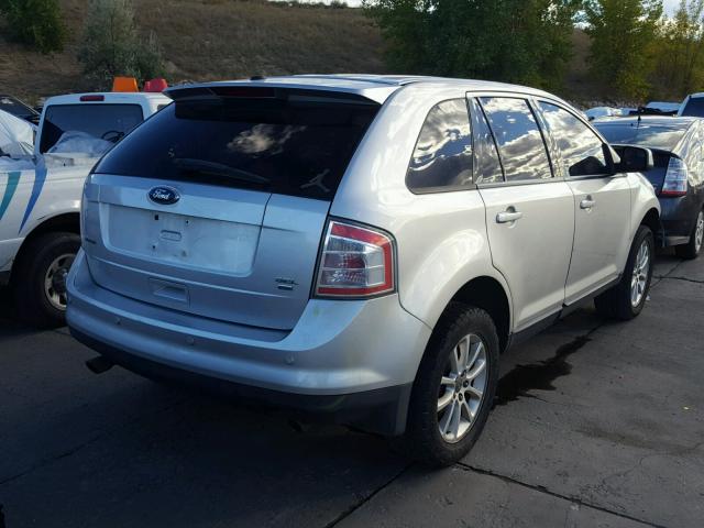 2FMDK48C49BA79147 - 2009 FORD EDGE SEL SILVER photo 4