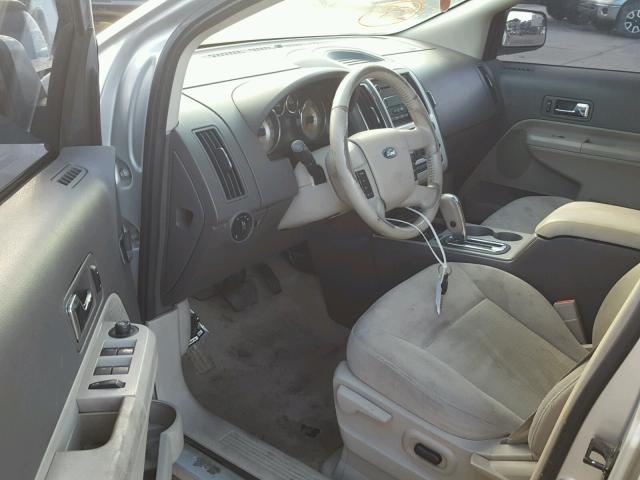 2FMDK48C49BA79147 - 2009 FORD EDGE SEL SILVER photo 9