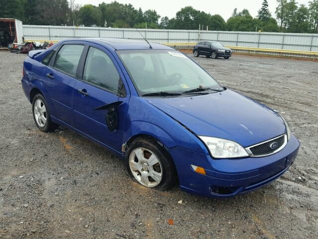 1FAFP34N85W311361 - 2005 FORD FOCUS ZX4 BLUE photo 1