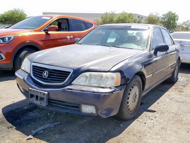 JH4KA9658XC000543 - 1999 ACURA 3.5RL BLUE photo 2