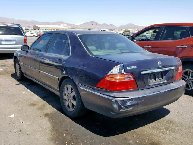 JH4KA9658XC000543 - 1999 ACURA 3.5RL BLUE photo 3