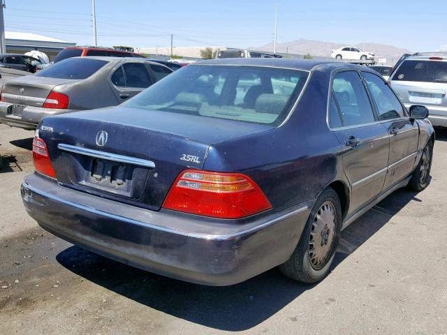 JH4KA9658XC000543 - 1999 ACURA 3.5RL BLUE photo 4