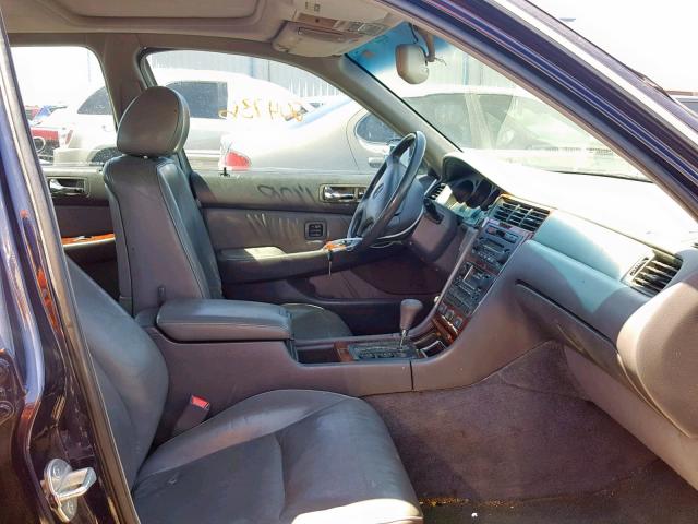 JH4KA9658XC000543 - 1999 ACURA 3.5RL BLUE photo 5