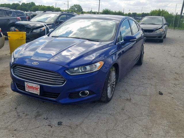 3FA6P0K91FR268104 - 2015 FORD FUSION TIT BLUE photo 2