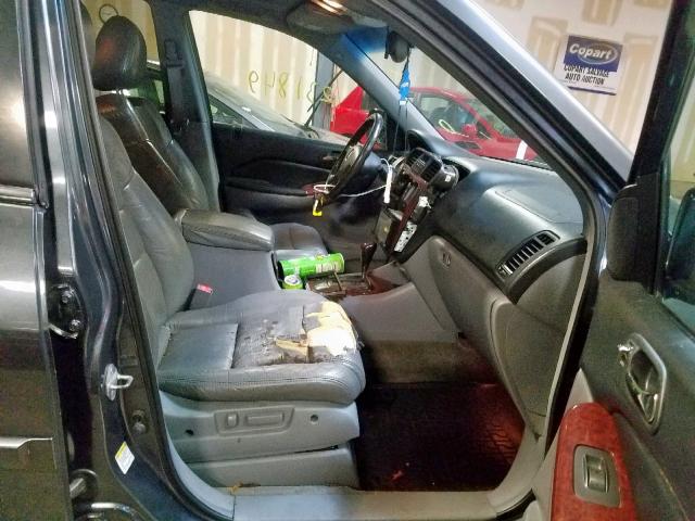 2HNYD18694H547298 - 2004 ACURA MDX TOURIN GRAY photo 5