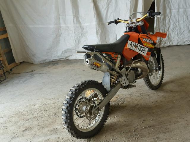 VBKEXL2356M231180 - 2006 KTM 250 XC ORANGE photo 4