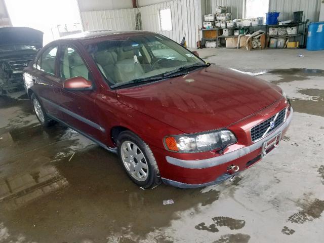 YV1RS61R722169953 - 2002 VOLVO S60 RED photo 1