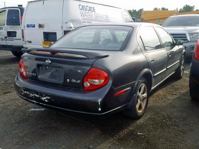 JN1CA31A31T104603 - 2001 NISSAN MAXIMA GXE GRAY photo 4