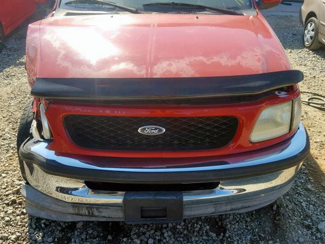 1FTZX1769WKB86086 - 1998 FORD F150 RED photo 7