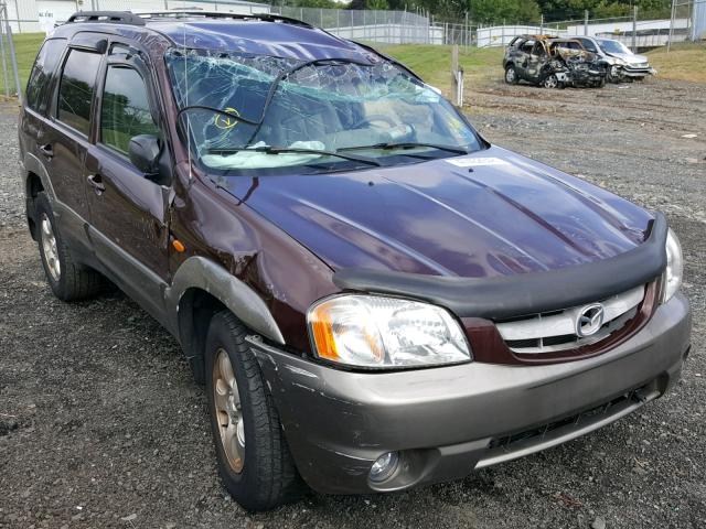 4F2YU08151KM34652 - 2001 MAZDA TRIBUTE LX BURGUNDY photo 1