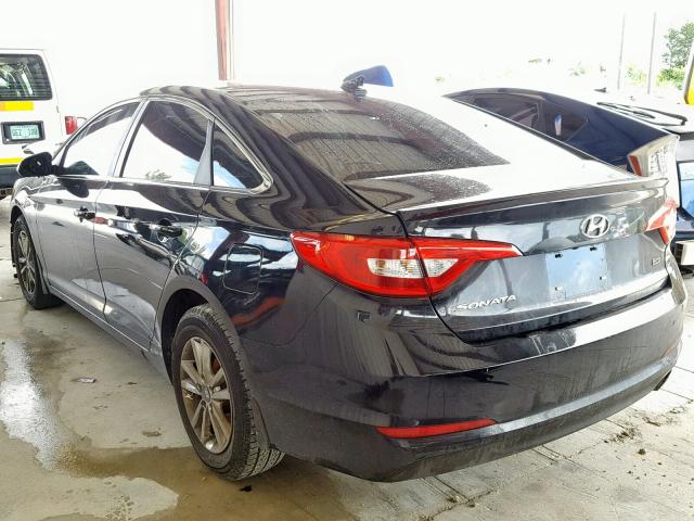 5NPE24AA9GH423882 - 2016 HYUNDAI SONATA ECO BLACK photo 3