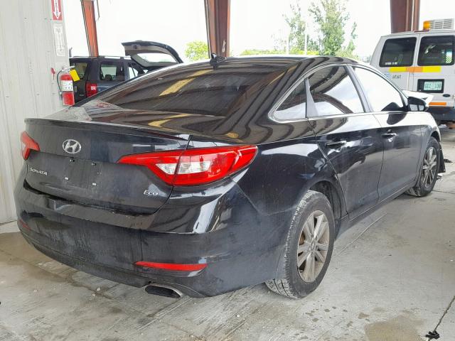 5NPE24AA9GH423882 - 2016 HYUNDAI SONATA ECO BLACK photo 4