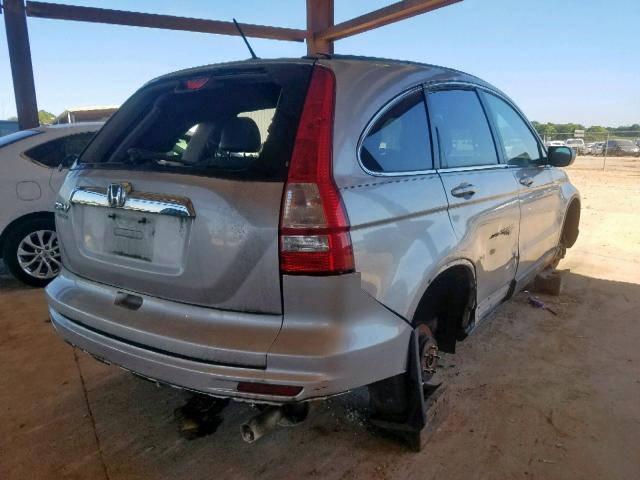 5J6RE3H72AL004461 - 2010 HONDA CR-V EXL SILVER photo 4