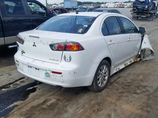 JA32V2FW1CU030038 - 2012 MITSUBISHI LANCER SE WHITE photo 4