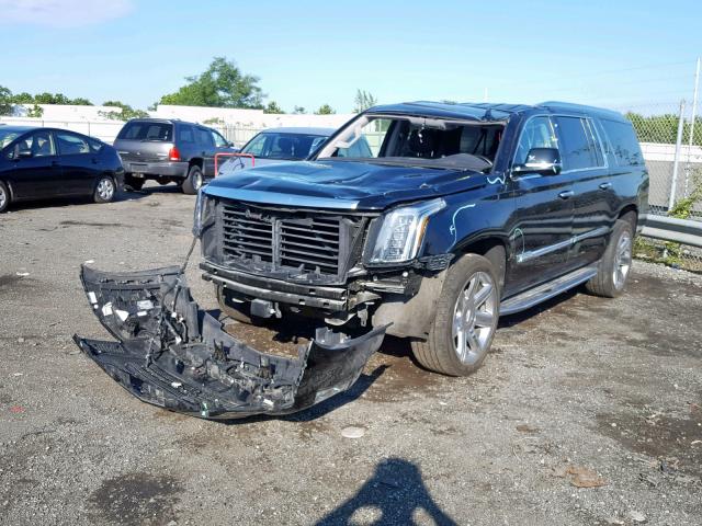 1GYS4JKJXHR113805 - 2017 CADILLAC ESCALADE E BLACK photo 2