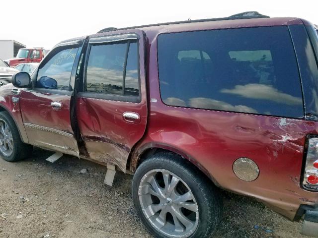 1FMRU1767XLA16602 - 1999 FORD EXPEDITION RED photo 9