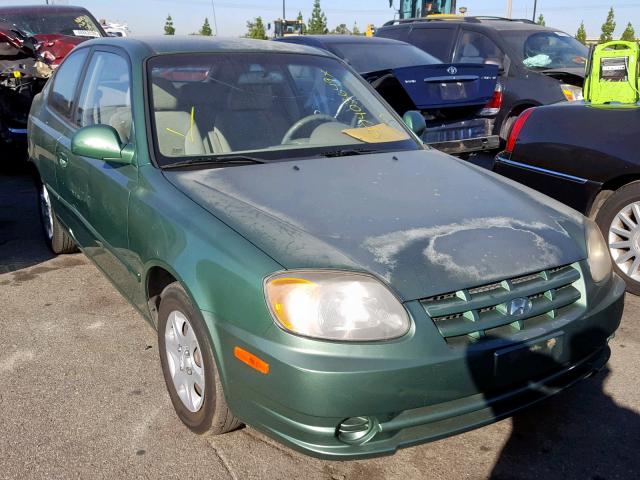 KMHCG35C45U362647 - 2005 HYUNDAI ACCENT GS GREEN photo 1