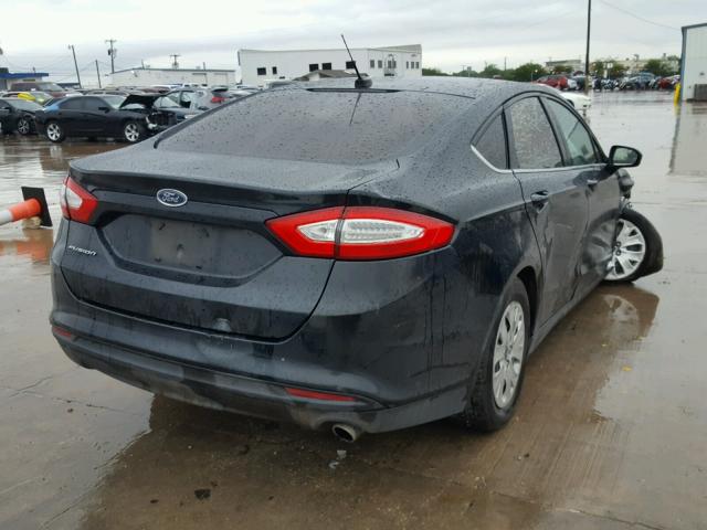 3FA6P0G7XER201216 - 2014 FORD FUSION S CHARCOAL photo 4