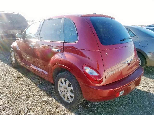 3A8FY58B28T224237 - 2008 CHRYSLER PT CRUISER RED photo 3