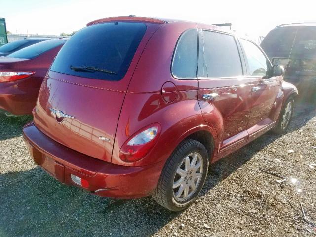 3A8FY58B28T224237 - 2008 CHRYSLER PT CRUISER RED photo 4