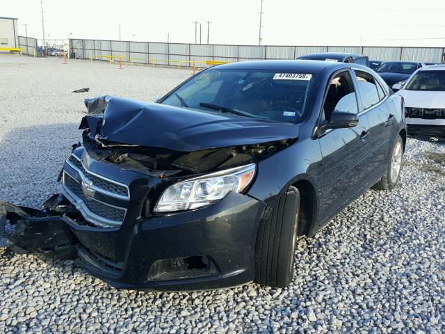 1G11C5SA6DF201704 - 2013 CHEVROLET MALIBU 1LT BLACK photo 2