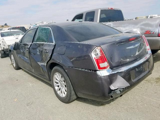 2C3CCAAG9EH214269 - 2014 CHRYSLER 300 CHARCOAL photo 3