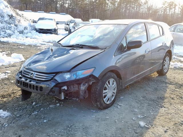 JHMZE2H50AS004848 - 2010 HONDA INSIGHT LX GRAY photo 2