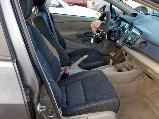 JHMZE2H50AS004848 - 2010 HONDA INSIGHT LX GRAY photo 5