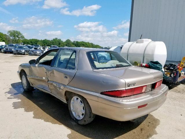 1G4NJ52M8VC411499 - 1997 BUICK SKYLARK GR TAN photo 3