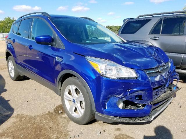 1FMCU0GXXFUC03687 - 2015 FORD ESCAPE SE BLUE photo 1