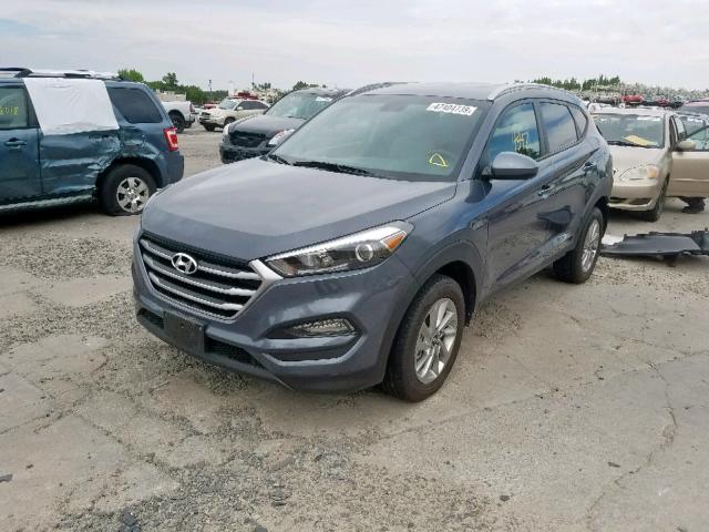 KM8J3CA46JU740947 - 2018 HYUNDAI TUCSON SEL GRAY photo 2