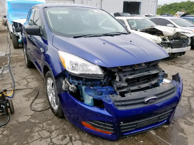 1FMCU0F72DUD50052 - 2013 FORD ESCAPE S BLUE photo 1