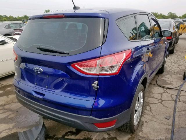 1FMCU0F72DUD50052 - 2013 FORD ESCAPE S BLUE photo 4