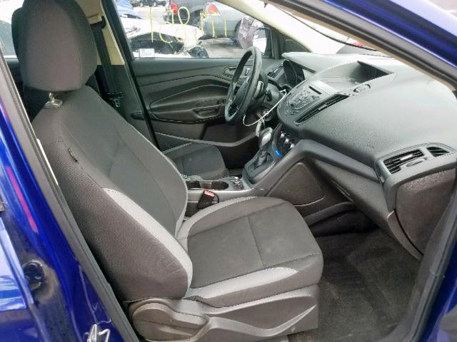 1FMCU0F72DUD50052 - 2013 FORD ESCAPE S BLUE photo 5